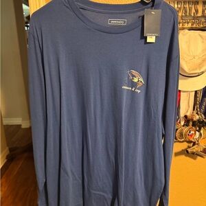 Crown & Ivy Blue Long Sleeve Tee